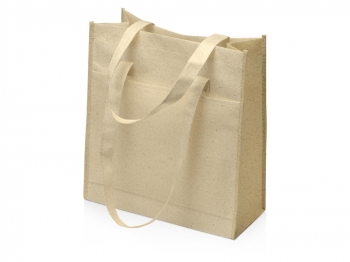 Сумка-шоппер Wheat из переработанного пластика 80gsm, 30.5*33*12.5cm, зеленый