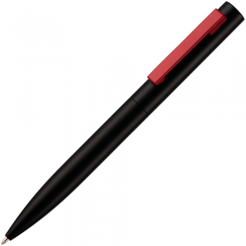 Ручка шариковая Inkolor, черная с красным
