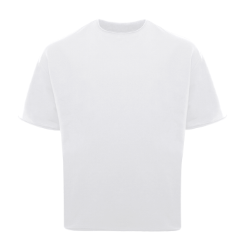 Футболка унисекс оверсайз STAN хлопок/спандекс 260, 41, Белый,  (10/1)  (44/XS)