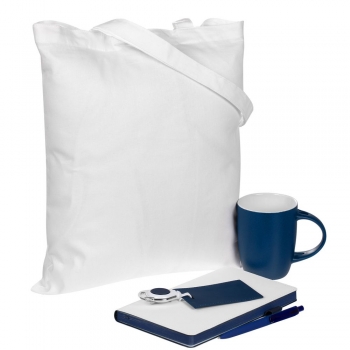 Набор Welcome Pack, синий с белым
