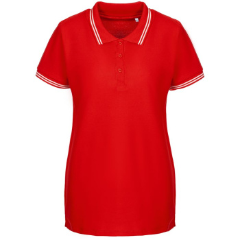 Рубашка поло женская Virma Stripes Lady, красная