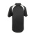 Поло "Palladium", черный с белым_2XL, 100% полиэстер, 140 г/м2