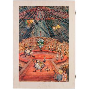 Набор из 6 елочных игрушек Circus Collection
