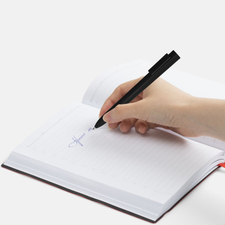 Ручка шариковая Swiper SQ Soft Touch, черная