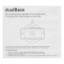 Кружка с подогревом и беспроводной зарядкой dualBase, белая