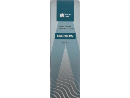 Термобутылка «Narrow» с вакуумной медной изоляцией, 500 мл, серебристый