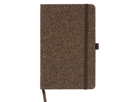 Блокнот из кофейных зерен А5 "Coffee notes", твердая обложка, 80 листов 70 гр/м2 белой бумаги, кофейный