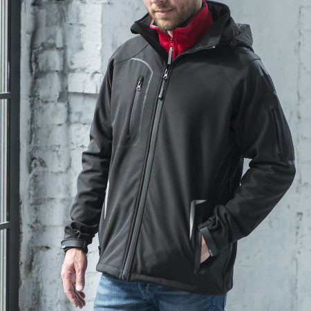 Куртка мужская "ARTIC", ярко-синий, XL, 97% полиэстер, 3% эластан,  320 г/м2