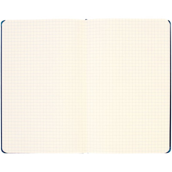 Записная книжка Moleskine Classic Large, в клетку, синяя