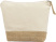 Косметичка "Jute" из хлопка и джута, натуральный