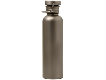 Бутылка для воды из титана "Titan", 750ml, темно-серый