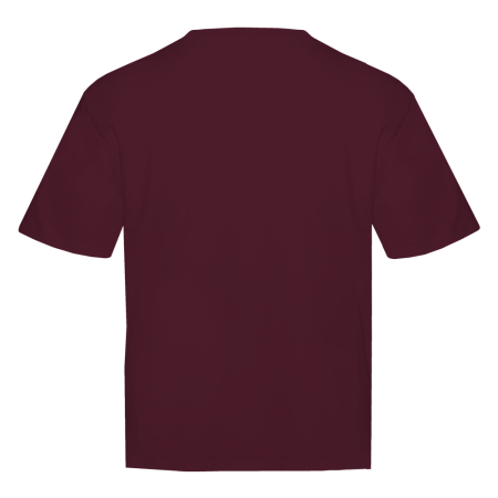 Футболка унисекс оверсайз STAN хлопок 240, 56, Бордовый,  (66)  (56/XXXL)