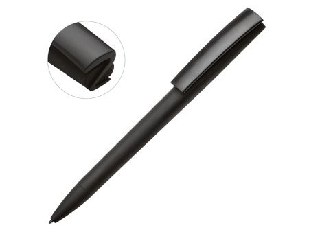 Ручка пластиковая soft-touch шариковая «Zorro», черный