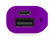 Портативное зарядное устройство (power bank) Basis, 2000 mAh, белый/фиолетовый