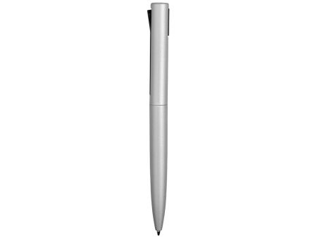 Ручка металлическая шариковая «Bevel», серебристый/черный