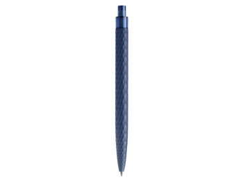 Ручка шариковая QS 01 PRT "софт-тач", синий