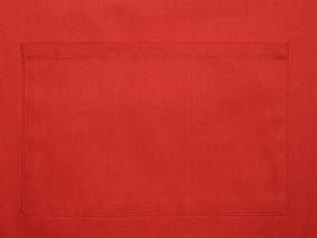 Хлопковый фартук 180gsm, красный