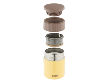 Термос из нерж. стали для еды тм THERMOS JBQ-400-BNN 0.4L, желтый