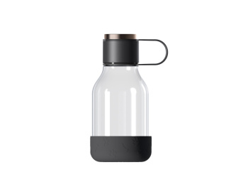 Бутылка для воды 2-в-1 «Dog Bowl Bottle» со съемной миской для питомцев, 1500 мл, черный