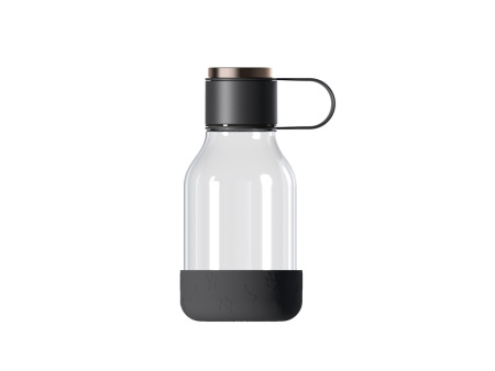 Бутылка для воды 2-в-1 «Dog Bowl Bottle» со съемной миской для питомцев, 1500 мл, черный